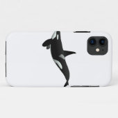 Orca walale illustratie - Kies achtergrondkleur Case-Mate iPhone Case (Achterkant (horizontaal))