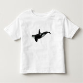 Orca walale illustratie - Kies achtergrondkleur Kinder Shirts (Voorkant)