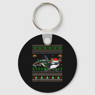 Orca Walg Kersttrui Santa Zee Anima Sleutelhanger