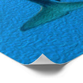 Orca-walvis met kalf poster (Hoek)