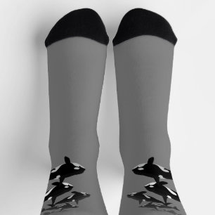 Orca Walvis Soks Walvis Kunst Soks - Aanpassen Sokken