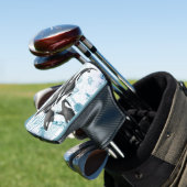 Orca walvissen: oud blauw golfheadcover (Insitu)