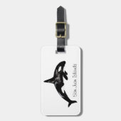 Orca Whale Bagagelabel (Voorkant verticaal)