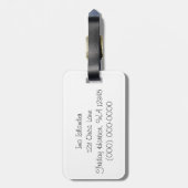 Orca Whale Bagagelabel (Achterkant verticaal)