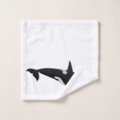 Orca Whale Bath Sets Killer Whales serviettes de b (Gant de toilette)