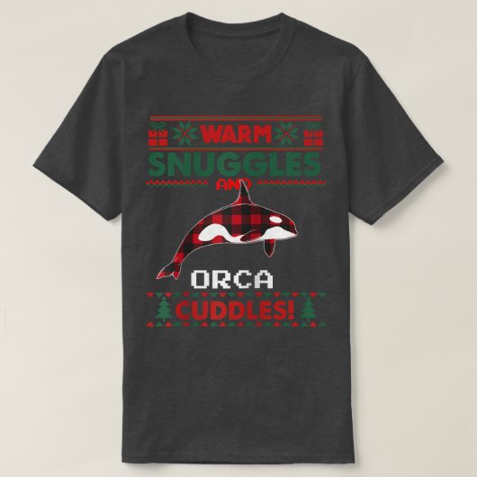 Orca Whale Christmas Pyjama Ugly Christmas Sweat (Design devant)