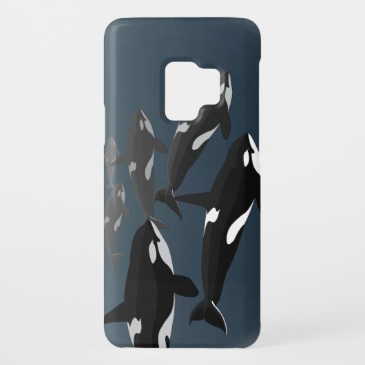 Orca Whale Galaxy S2 Coque Killer Whale Art Coque (Dos)