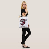 Orca Whale Haida Design — Sac à épaule Monogram (Sur le modèle)