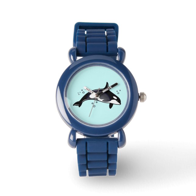 Orca Whale Horloge (Voorkant)