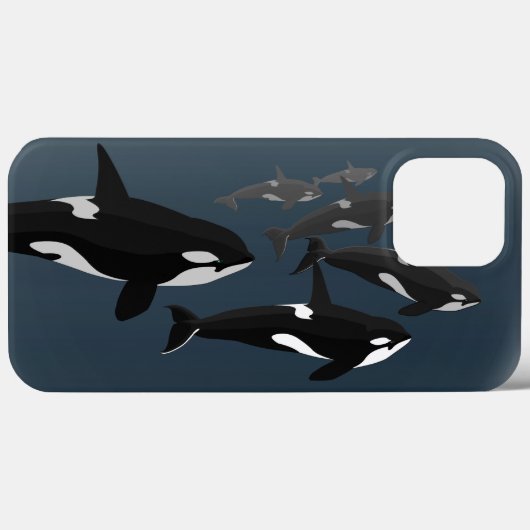 Orca Whale iPhone 6 Coque Killer Whale Coque d'art (Verso (horizontal))