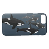 Orca Whale iPhone 7 Coque Killer Whale Coque d'art (Dos (Horizontal))