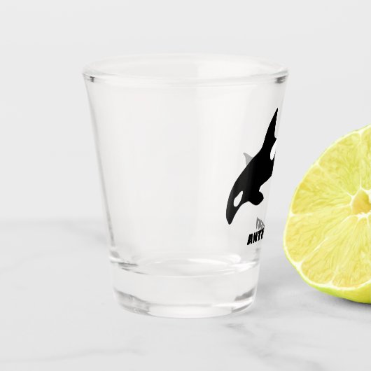 Orca Whale, Killer Whale Personalized Shot Glas (Links)