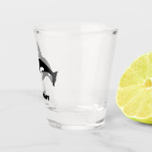 Orca Whale, Killer Whale Personalized Shot Glas (Rechts)