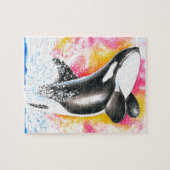 Orca Whale Legpuzzel (Horizontaal)