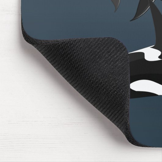 Orca Whale Mousepad Custom Killer Whale Muismat (Hoek)