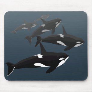 Orca Whale Mousepad Custom Killer Whale Muismat