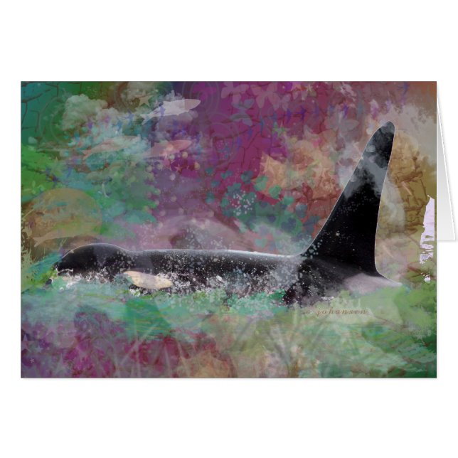 Orca Whale Orcinus Cloud Fantasy (Voorkant Horizontaal)