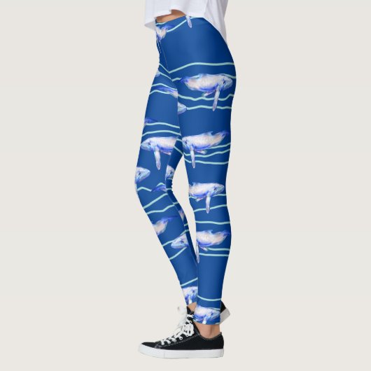 Orca Whale Pattern Leggings (Links)