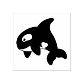 Orca Whale Rubberstempel (Afrduk)