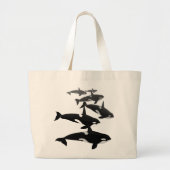 Orca Whale Sacs fourre-tout Killer Whale Art Cadft (Devant)