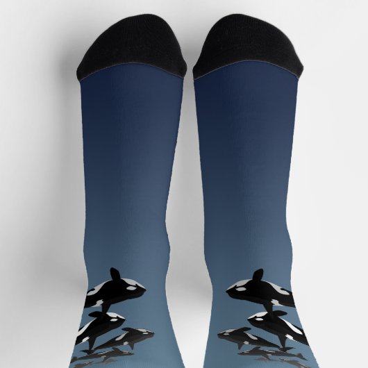 Orca Whale Socks Whale Art Socks - Customize Sokken (Top)