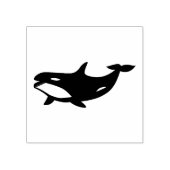 Orca Whale Stamp Rubberstempel (Afrduk)