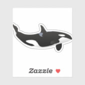 Orca Whale Sticker (Vel)