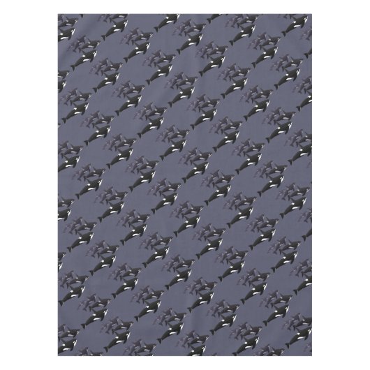 Orca Whale Tablecloth Killer Whale Art Tablecloth Tafelkleed (Voorkant)