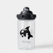 Orca Whale Waterfles (Achterkant)