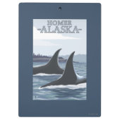 Orca Whales #1 - Homer, Alaska Klembord (Achterkant)