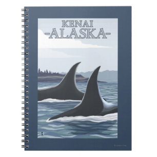 Orca Whales #1 - Kenai, Alaska Notitieboek