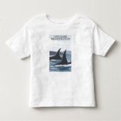 Orca Whales #1 - Lopez, Washington Kinder Shirts (Voorkant)