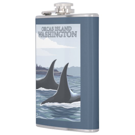 Orca Whales #1 - Orcas Island, Washington Heupfles (Links)