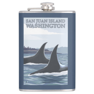 Orca Whales #1 - San Juan Island, Washington Heupfles
