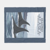 Orca Whales #1 - Skagway, Alaska Fleece Deken (Voorkant (Horizontaal))