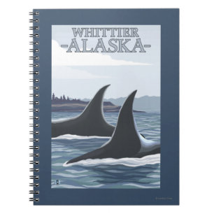 Orca Whales #1 - Whittier, Alaska Notitieboek
