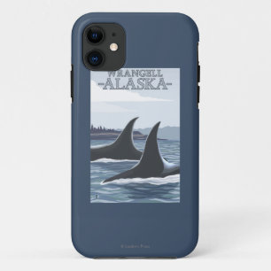 Orca Whales #1 - Wrangell, Alaska iPhone 11 Hoesje