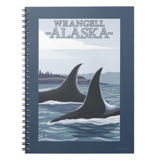 Orca Whales #1 - Wrangell, Alaska Notitieboek (Voorkant)