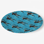 Orca Whales Papieren Bordje (Gekanteld)