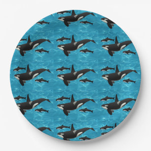 Orca Whales Papieren Bordje