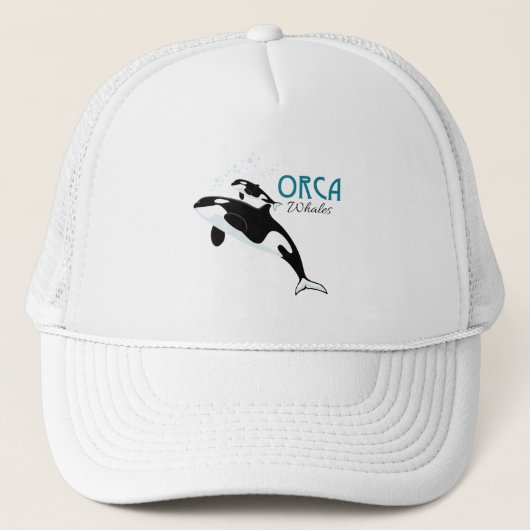 Orca Whales Trucker Pet (Voorkant)