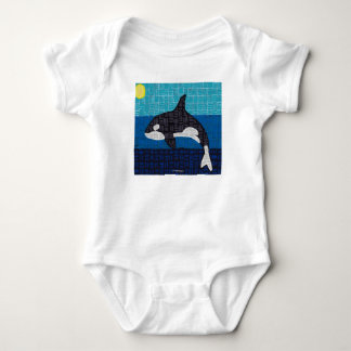 Orca (white) - Baby Bodysuit