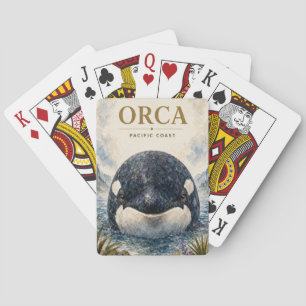 Orca Wildlife aan de Pacifische Kust Pokerkaarten