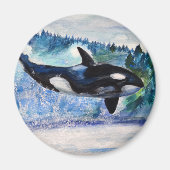 Orca Wildlife Magnet (Devant)