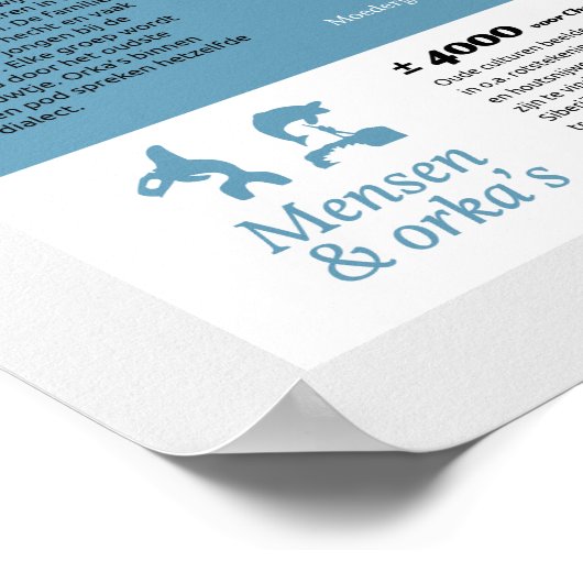 Orcagraphic poster - édition néerlandaise (Coin)