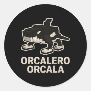 Orcalero Orcala - Grappige Italiaanse Brainrot Kid Ronde Sticker