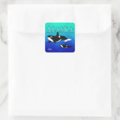 Orcas Alaska - Stickers Enveloppe (Sac)
