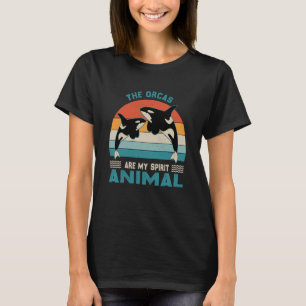 Orcas are My Spirit Animal Orca Whale quote 1 T-shirt