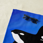 Orcas - Beach Towel Strandlaken (In situ)