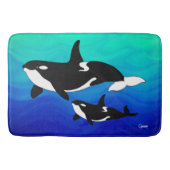 Orcas - Large Bath Mat (Voorkant)